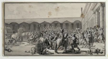 Kansalliskonventin puolustus Place du Carrouselilla, 12. vendémiaire vuonna IV (4. lokakuuta 1795)